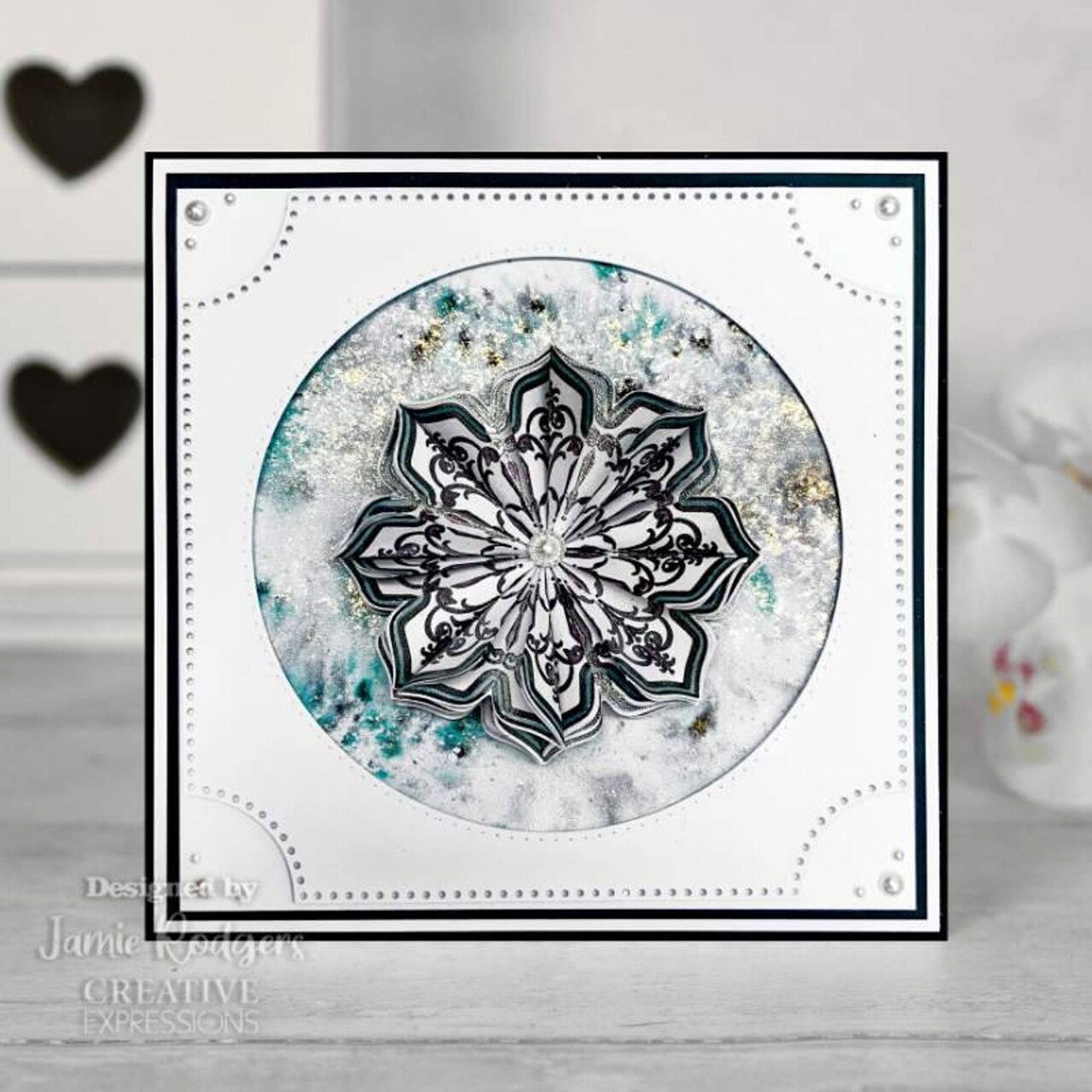 Creative Expressions Jamie Rodgers Tea Bag Folding Pointy Petals Craft Die